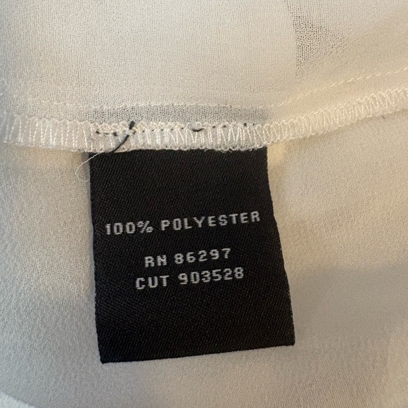 BCBGMAXAZRIA Faux Wrap See Through Blouse - Picture 7 of 7